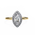 Yellow Gold Marquise Cut Halo Diamond Engagement Ring