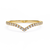 Chevron Lab Grown Diamond Wedding Band