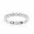 White Gold Seven Stone Round Diamond Shared Prong Band Ring