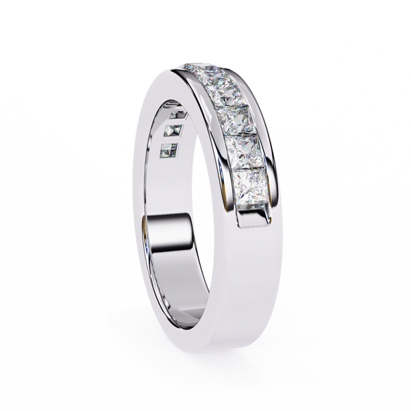 Princess Cut Lab Grown Diamond Eternity Band