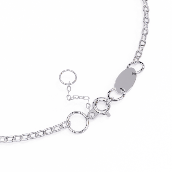 Minimalist Bezel Diamond Bracelet