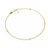 Minimalist Bezel Diamond Bracelet