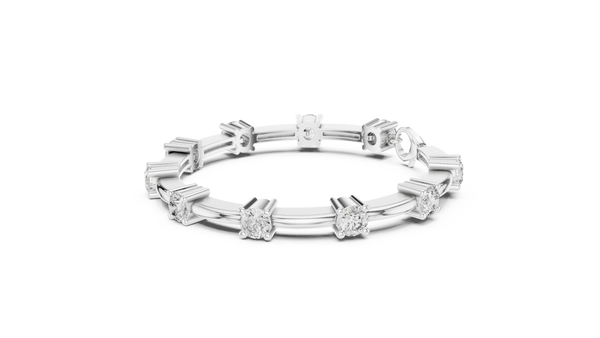 Lumina Diamond Station Bar-Link Bracelet