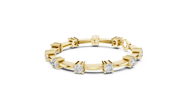 Lumina Diamond Station Bar-Link Bracelet