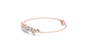 Étoile Scattered Diamond Cluster Chain Bracelet