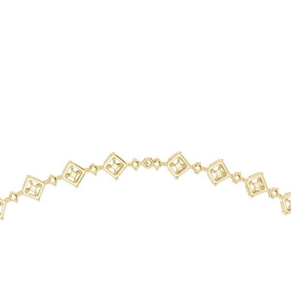 Grandeur Multi-Shape Fancy Diamond Necklace