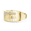 Cascade Diagonal Pavé Ladder Openwork Band Ring