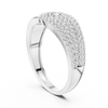 Luna Pavé Dome Teardrop Diamond Ring