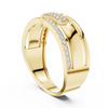 Nexus Interlocking Link Diamond Band Ring