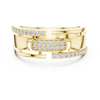 Nexus Interlocking Link Diamond Band Ring