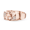 Trellis Crisscross Pavé Diamond Band Ring