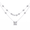 Round Gold Lab Grown Diamond Pendants