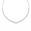 Lab Grown Round Diamond Necklace