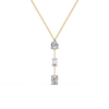 3 Diamond Drop Necklace