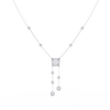 Dazzling Round Cut Diamond Necklace