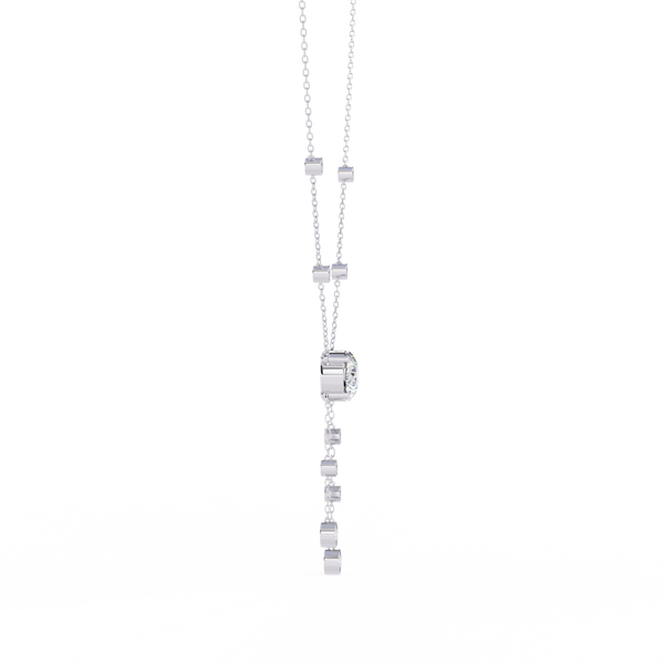 Dazzling Round Cut Diamond Necklace