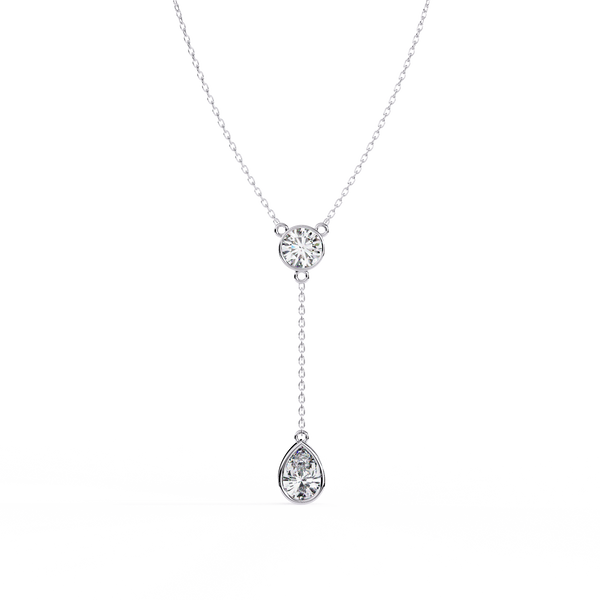 Dual-Shape Diamond Pendant