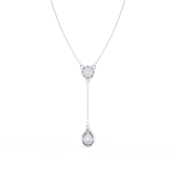 Dual-Shape Diamond Pendant