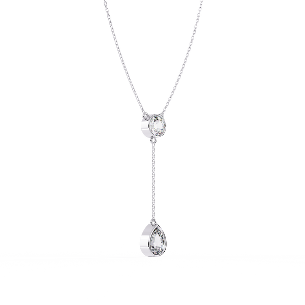 Dual-Shape Diamond Pendant