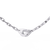 White Gold Interlocking Link Diamond Necklace
