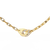 Yellow Gold Vincolo Interlock Diamond Chain Necklace
