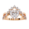 Heart Solitaire Ring