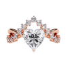 Heart Solitaire Ring