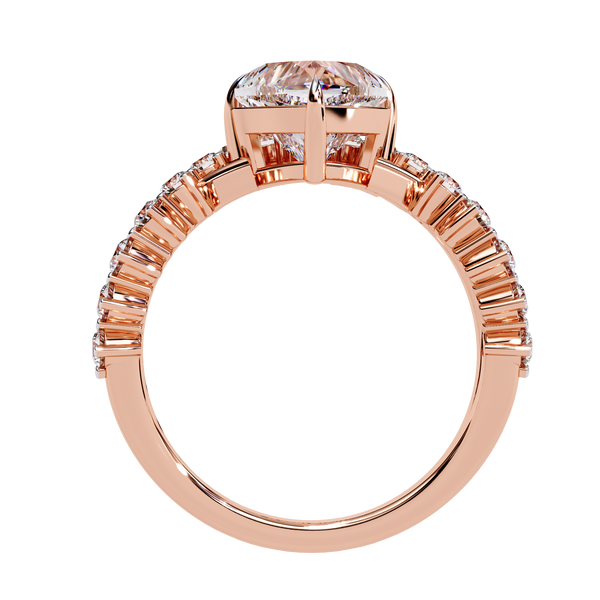 Heart Solitaire Ring