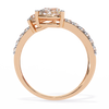 Twin Pear Wrap Lab Grown Diamond Ring