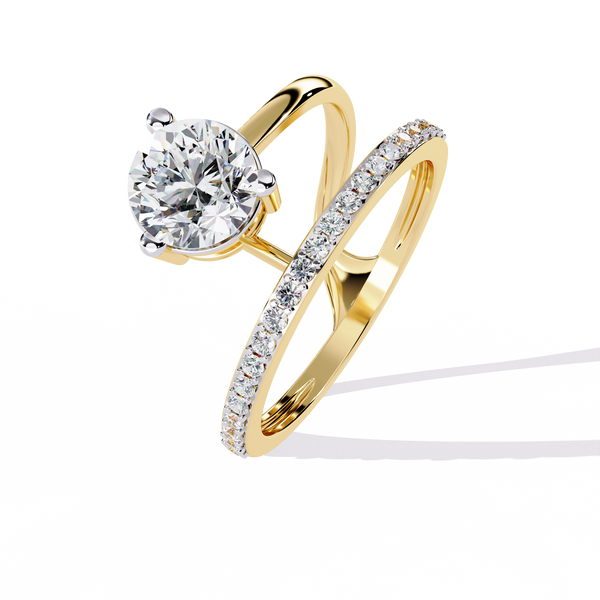 Classic Round Solitaire Lab Grown Diamond Ring