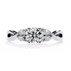 Pear Solitaire Ring