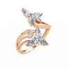 Butterfly Kiss Natural Diamond Ring