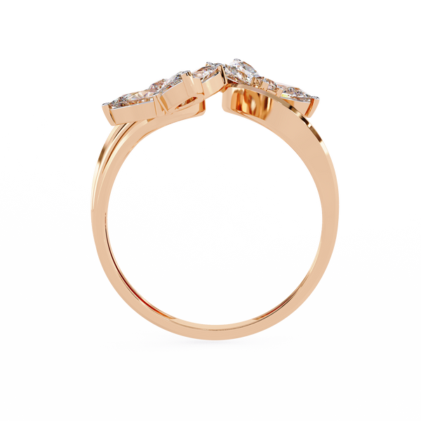 Butterfly Kiss Natural Diamond Ring