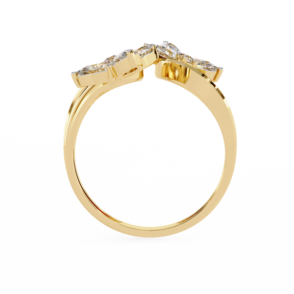 Butterfly Kiss Natural Diamond Ring