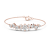 Étoile Scattered Diamond Cluster Chain Bracelet