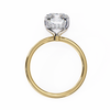 Yellow Gold Radiant Cut Solitaire Diamond Engagement Ring