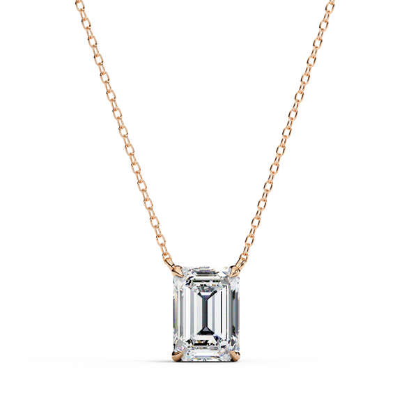 Ivy Grace Emerald Diamond Pendant