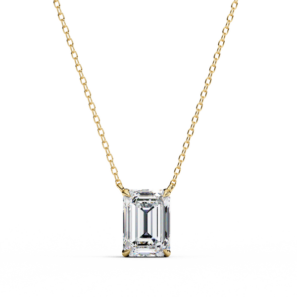 Ivy Grace Emerald Diamond Pendant