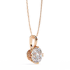 Round Solitaire Diamond Pendant