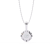 Round Solitaire Diamond Pendant