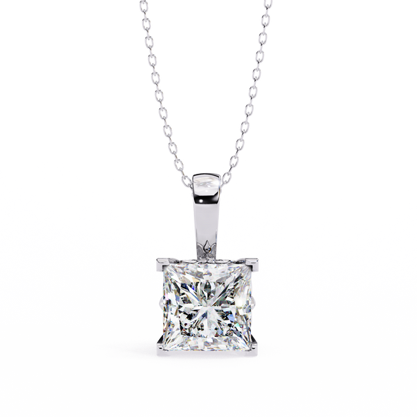 Natural Diamond Solitaire Pendant