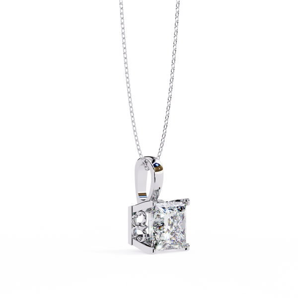Natural Diamond Solitaire Pendant