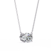 Oval Cut Diamond Solitaire Pendant