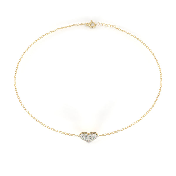 Heart Diamond Bracelet