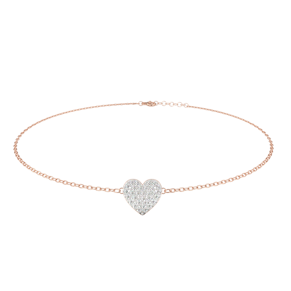 Heart Diamond Bracelet