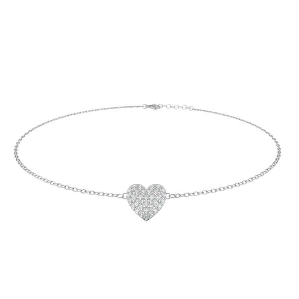 Heart Diamond Bracelet