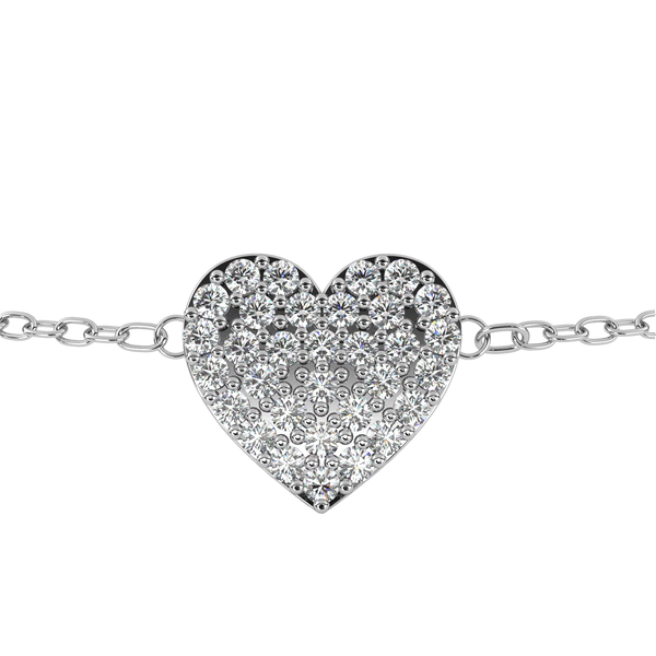 Heart Diamond Bracelet