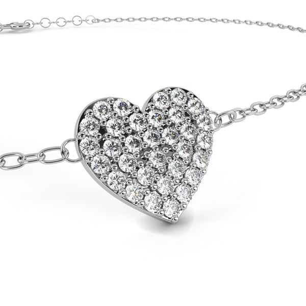 Heart Diamond Bracelet