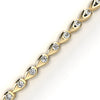 Bezel-Set Diamond Tennis Bracelet