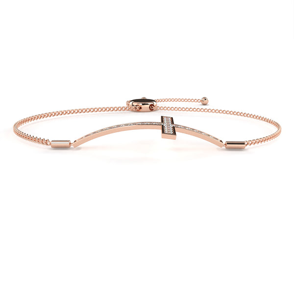 Round Cut Lab Grown Diamond Bracelet